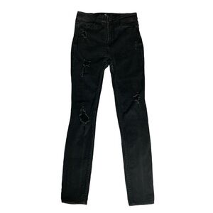 Hollister Women's High-Rise Skinny Classic Stretch Jeans Black Size 1 Short
